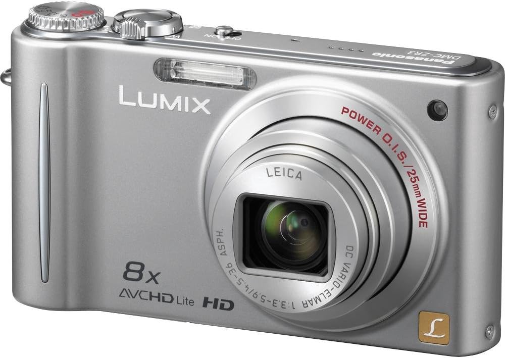 Panasonic Lumix DMC-ZR3 14.1 MP Digital Camera with 8x Optical Image Stabilized Zoom and 2.7-Inch LCD (Silver)