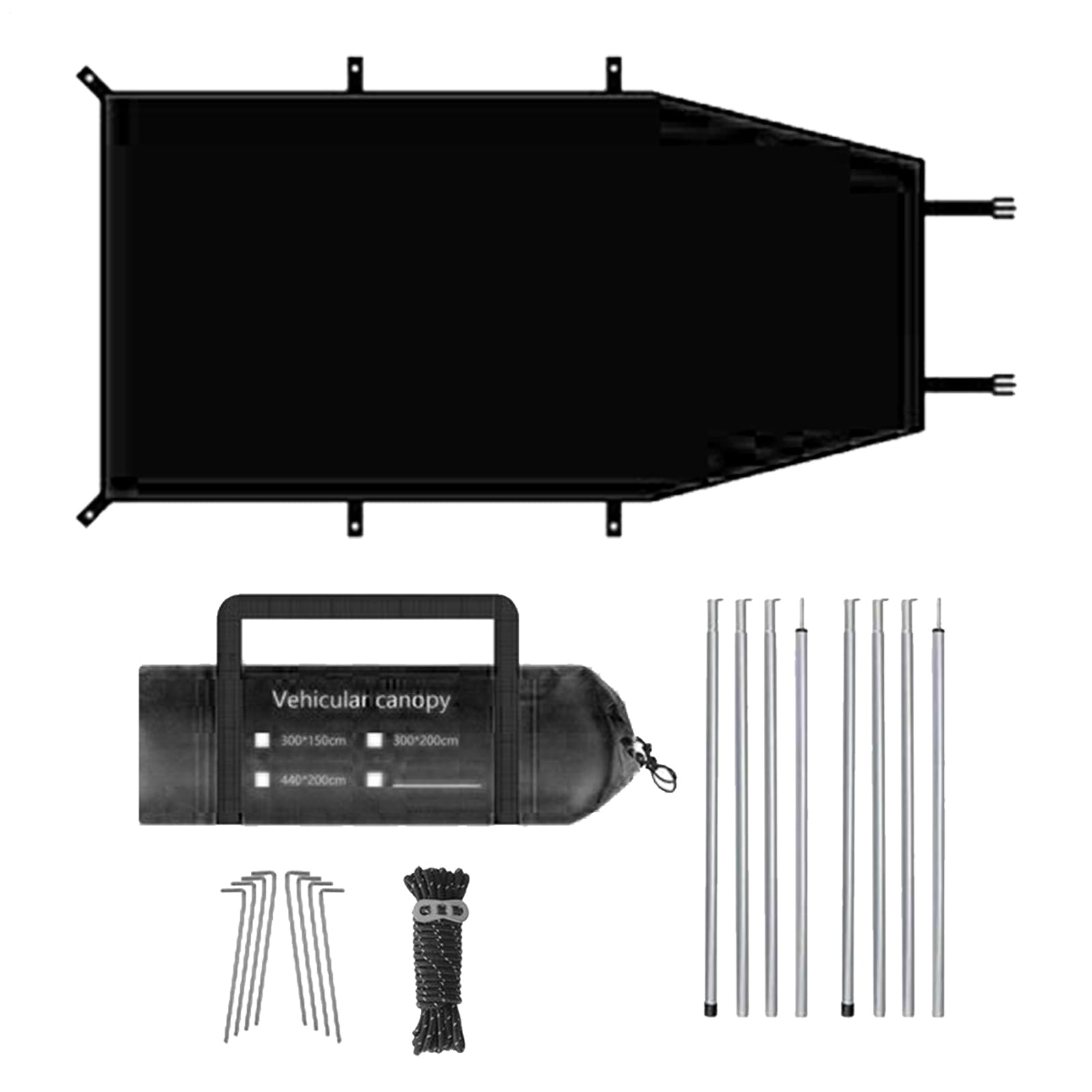 Tienda de campaña SUV para Coche, Techo Impermeable para Tienda de campaña