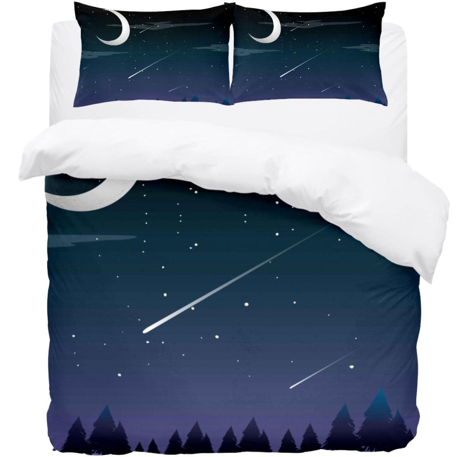 Parure de lit douillette housse de couette Supersoft anti-plis pour un sommeil doux