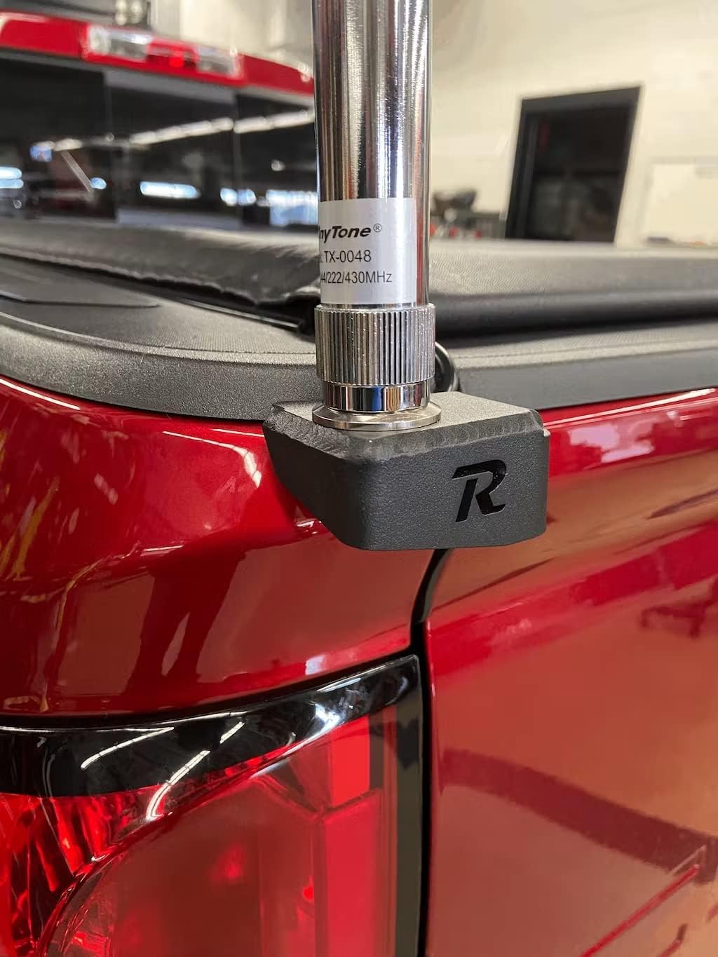 Rago Fabrication CB Antenna Mount for 2012-2021 Chevy Colorado 2nd Gen | Driver Side | Made in The USA | Truck Bed Mounted | Pickup Truck Accessories