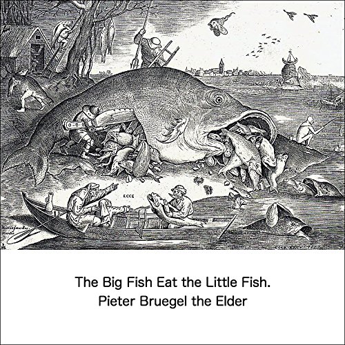 Amazon.co.jp: ピーテル・ブリューゲル『 大きな魚は小さい魚を食う