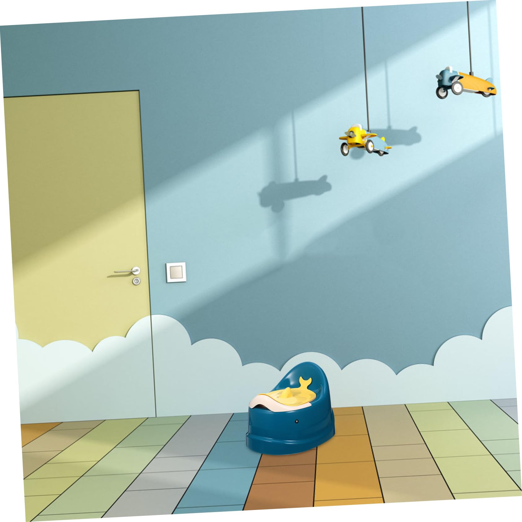 ERINGOGO Toilettensitze Für Junge Mädchen Klositz Für Toilette Wc Sitz Junge Mädchen Tragbares Töpfchen Für Kleinkinder Töpfchentrainingstoilette Für Kleinkinder