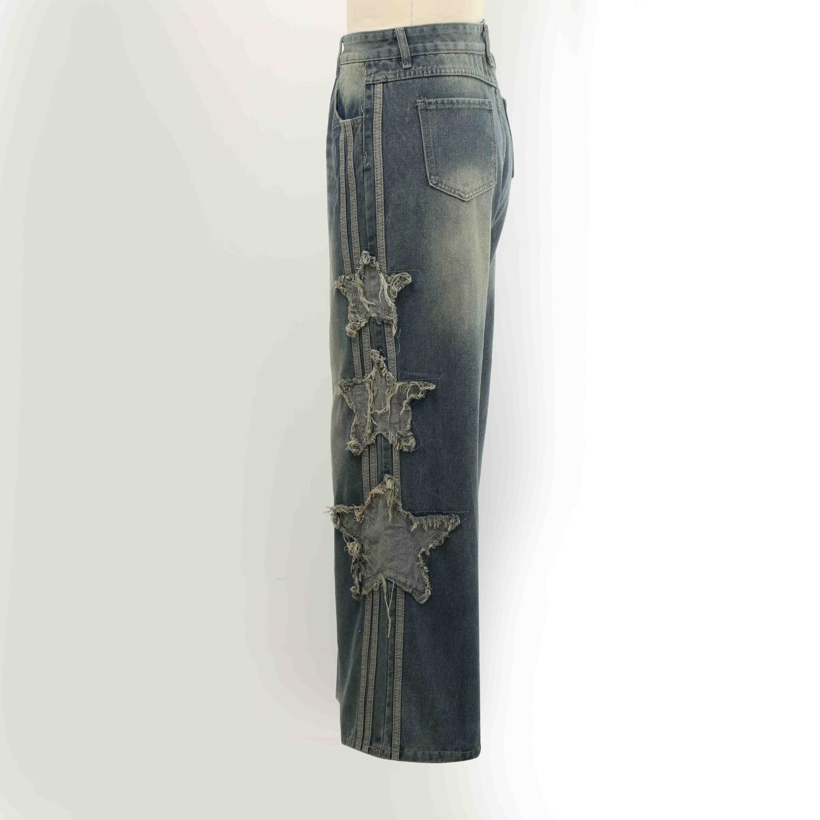 Vaqueros Mujer Ropa Pantalones Rectos Jeans Elasticos Tallas Grandes De Deportivos Baile Urbano Casual Talla Grande Anchos Y2K Push Up