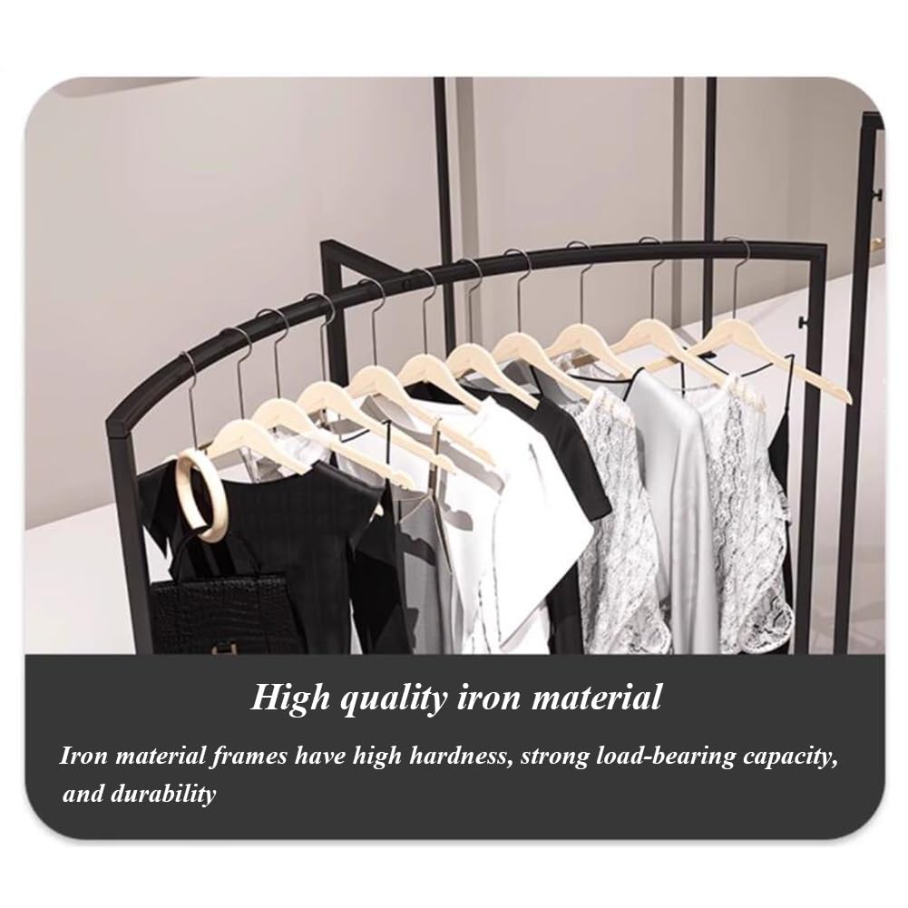 Round Clothing Racks For Retail THEGA Clothing Display Rack, Floor ...