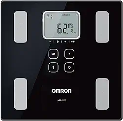 OMRON Balança Digital de Controle Corporal Bioimpedância com Bluetooth HBF-222T