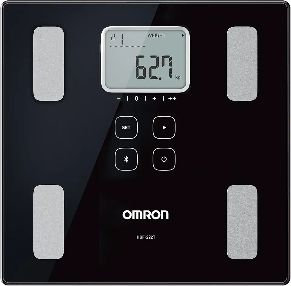 OMRON Balança Digital de Controle Corporal Bioimpedância com Bluetooth HBF-222T
