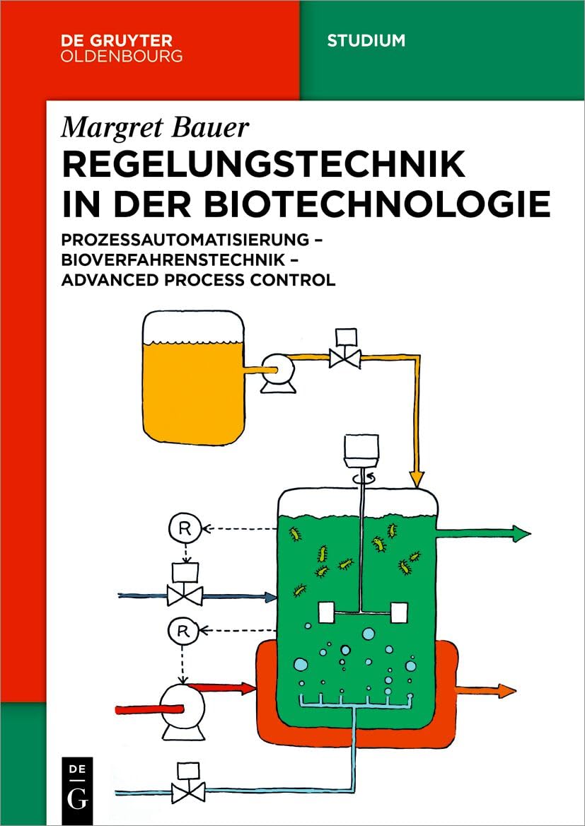Regelungstechnik in der Biotechnologie: Prozessautomatisierung – Bioverfahrenstechnik – Advanced Process Control (De Gruyter Studium)