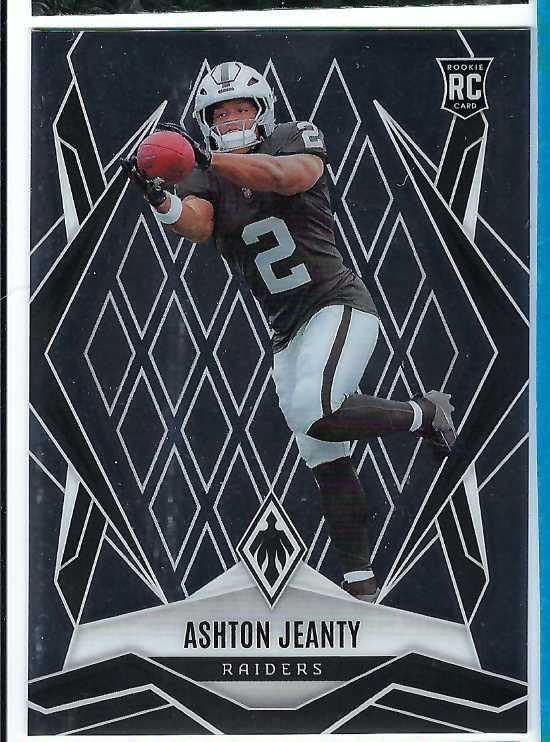 ASHTON JEANTY 2025 Panini Phoenix #158 Football Rookie Card RC Las Vegas Raiders