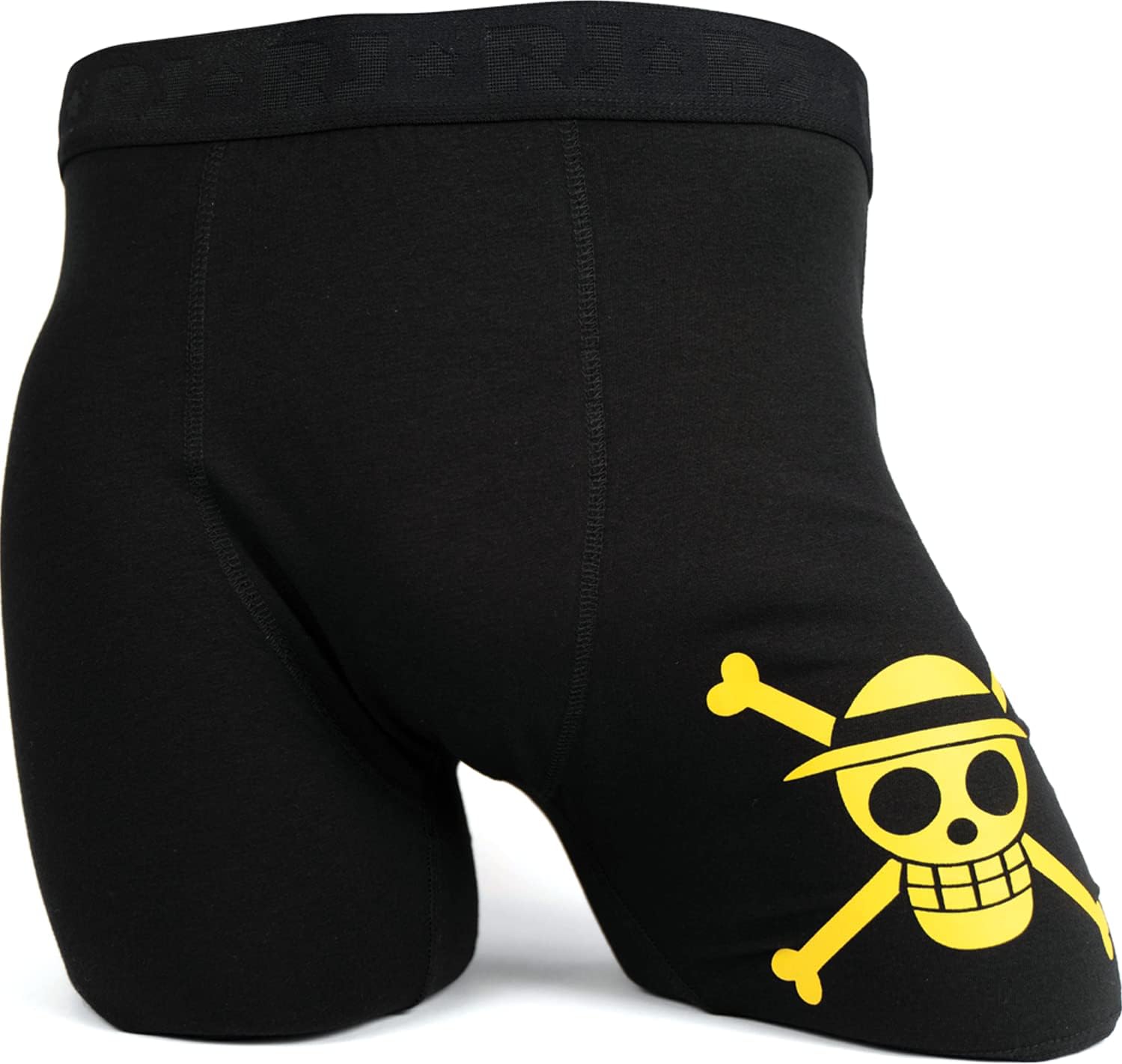 Ripple Junction One Piece Mens Boxer Briefs Gold Straw Hat Logo Underwear Black X-Large : Clothing, Shoes & Jewelry