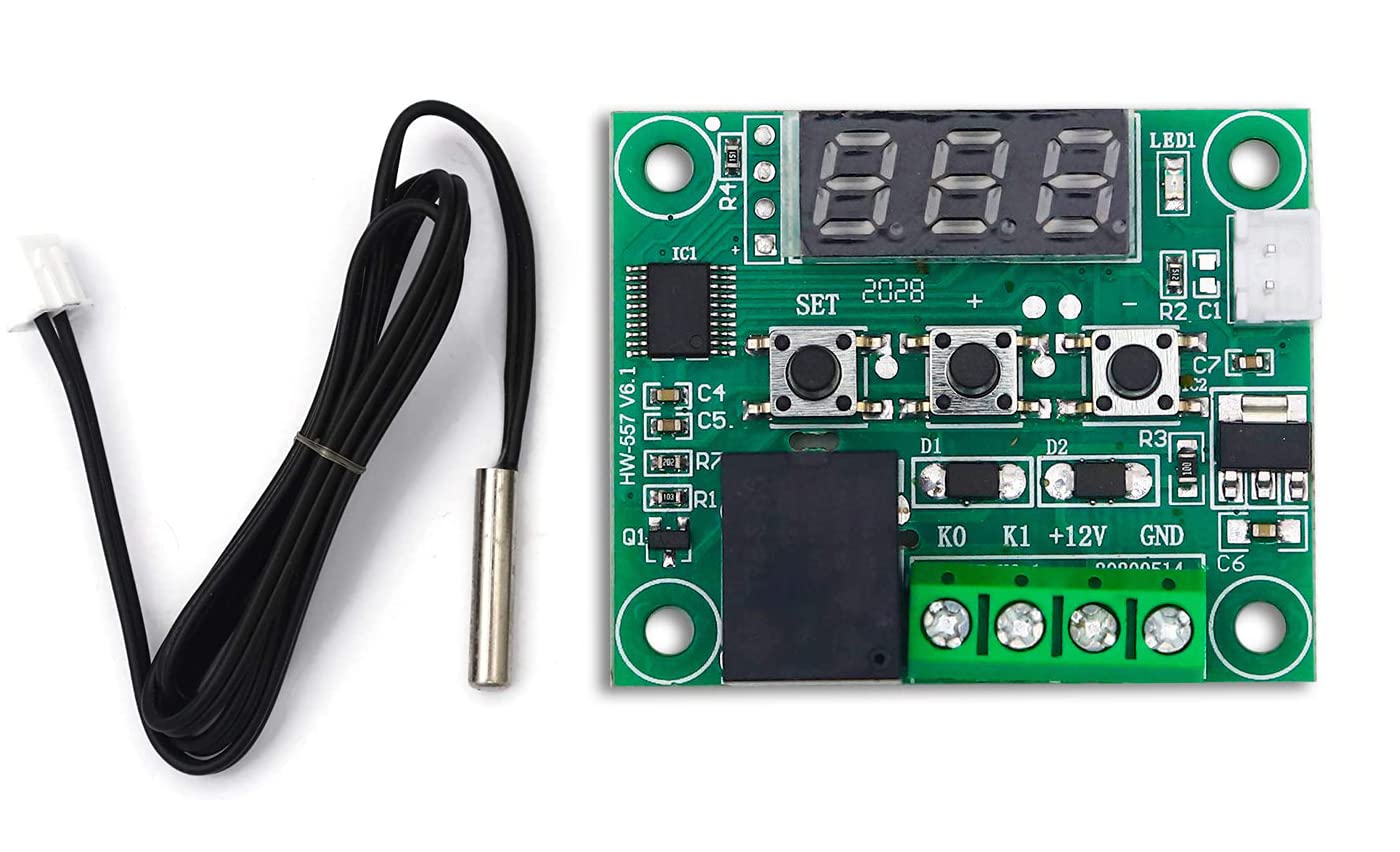 Shockley XH-W1209 50~100 digital temperature controller thermostat combo (W1209-1 Piece)-image-30