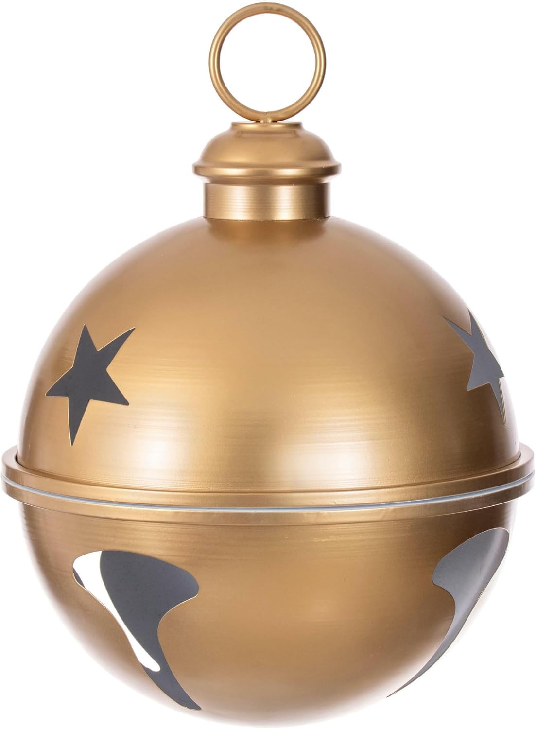 Vickerman 10" Matte Red Iron Bell Ornament.