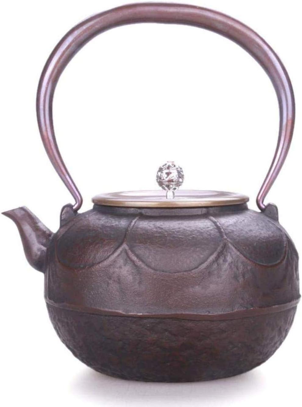 Amazon.co.jp おしゃれティーポット 高級感 贈り物 茶ポットお茶セット鋳鉄のティーポット茶ポット鉄ティーポットキャストESE