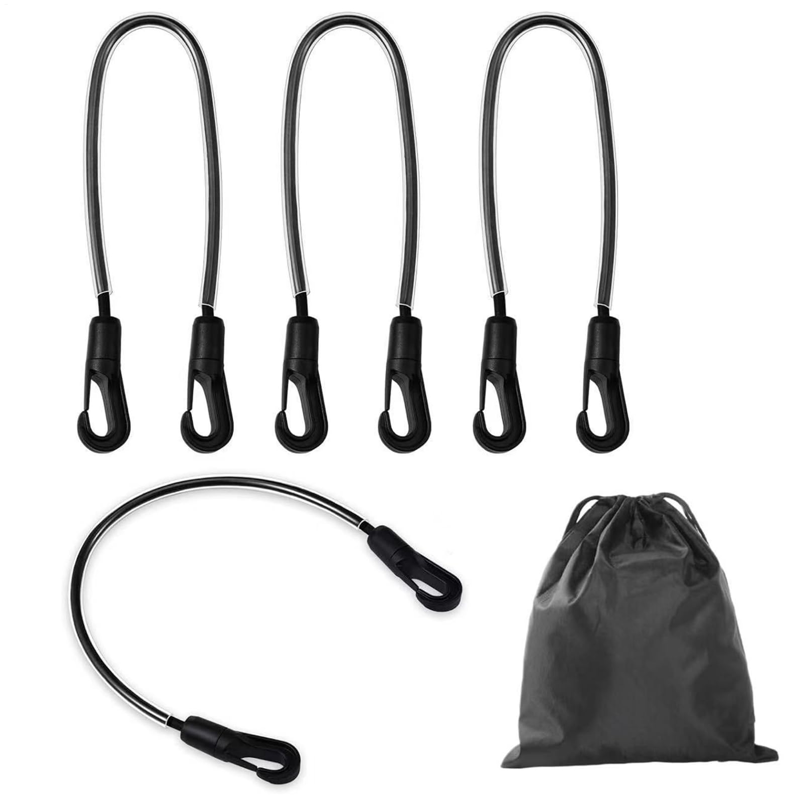 Adjustable Horse Rug Tail Strap – Elastic Blanket Fixing Belt, Double Clip Connector, Equine Sheet Fastener | Comfortable Stable Gear Support Band for Outdoor Farm Home Zoo Animal Care