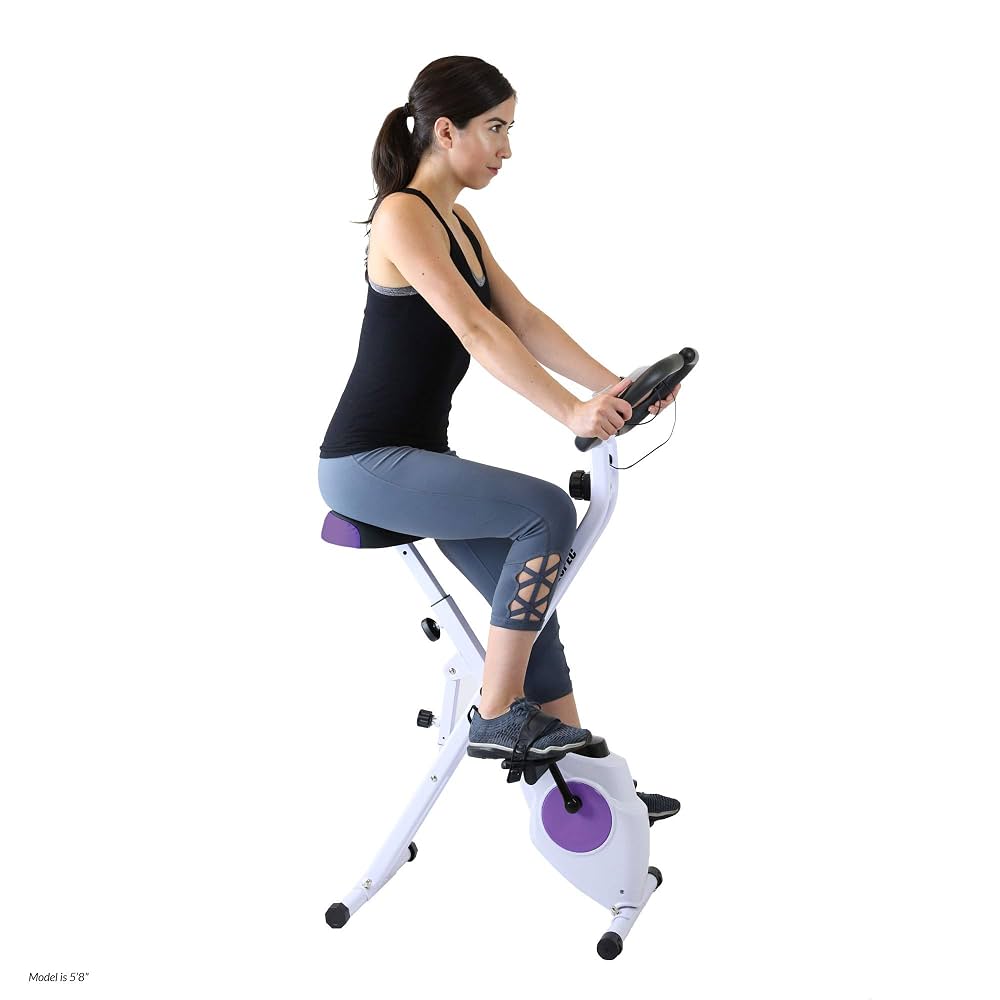 Amazon.com : Xspec Foldable Stationary Upright Exercise Folding ...