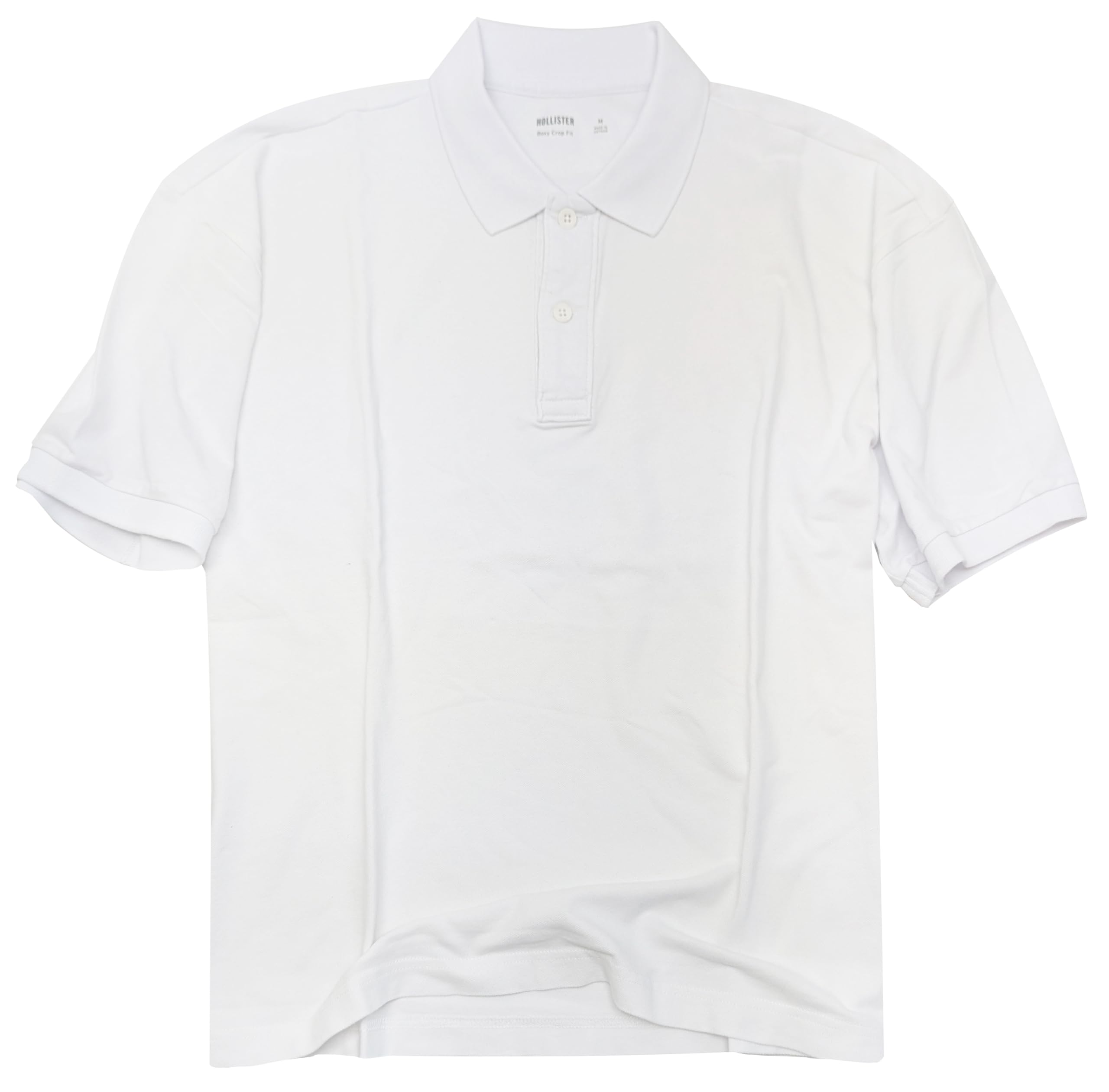 Camisa polo corta Hollister California para hombre de tela de piqué calce cuadrado HOM-1 - Imagen 21 de 34