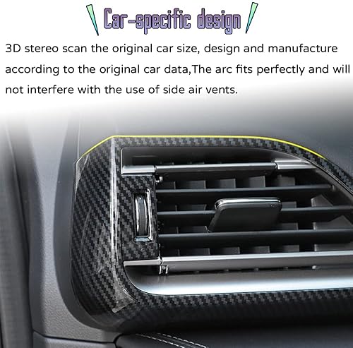 Miniatura 6 de Accesorios personalizados 4 piezas para Subaru Outback Legacy 2020 2021 2022 2023 2024 2025 consola central cubierta de salida de aire tablero