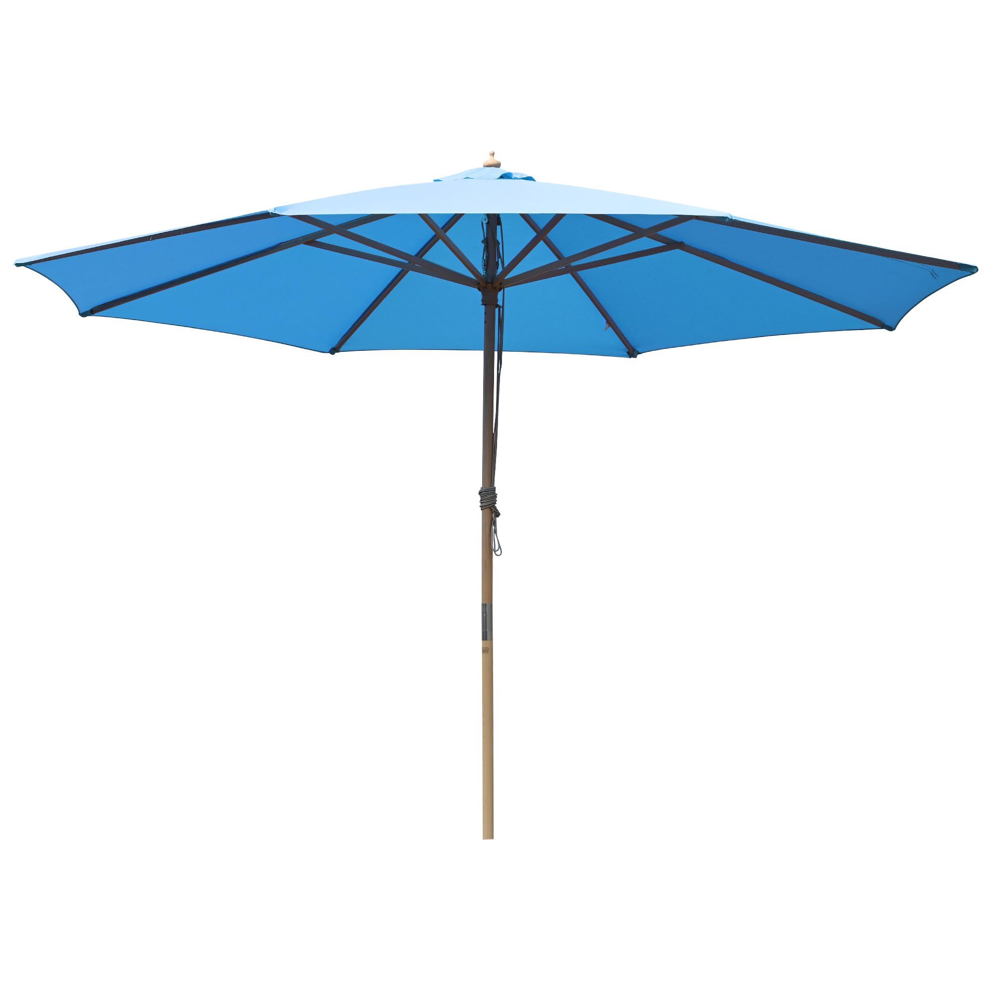 Yescom 13FT Wood Outdoor Patio Umbrella for Garden Yard