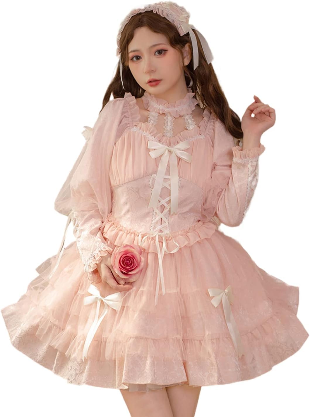 Amazon.co.jp: ロリータ ゴスロリ ワンピース 衣装 ロリータ コスプレ