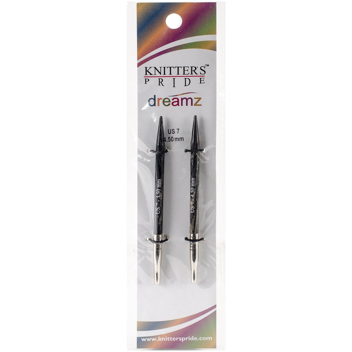 Knitter's Pride Dreamz Interchangeable 3.5 inch (10cm) Short Tip Knitting Needles Size US 7 (4.5mm) 200533