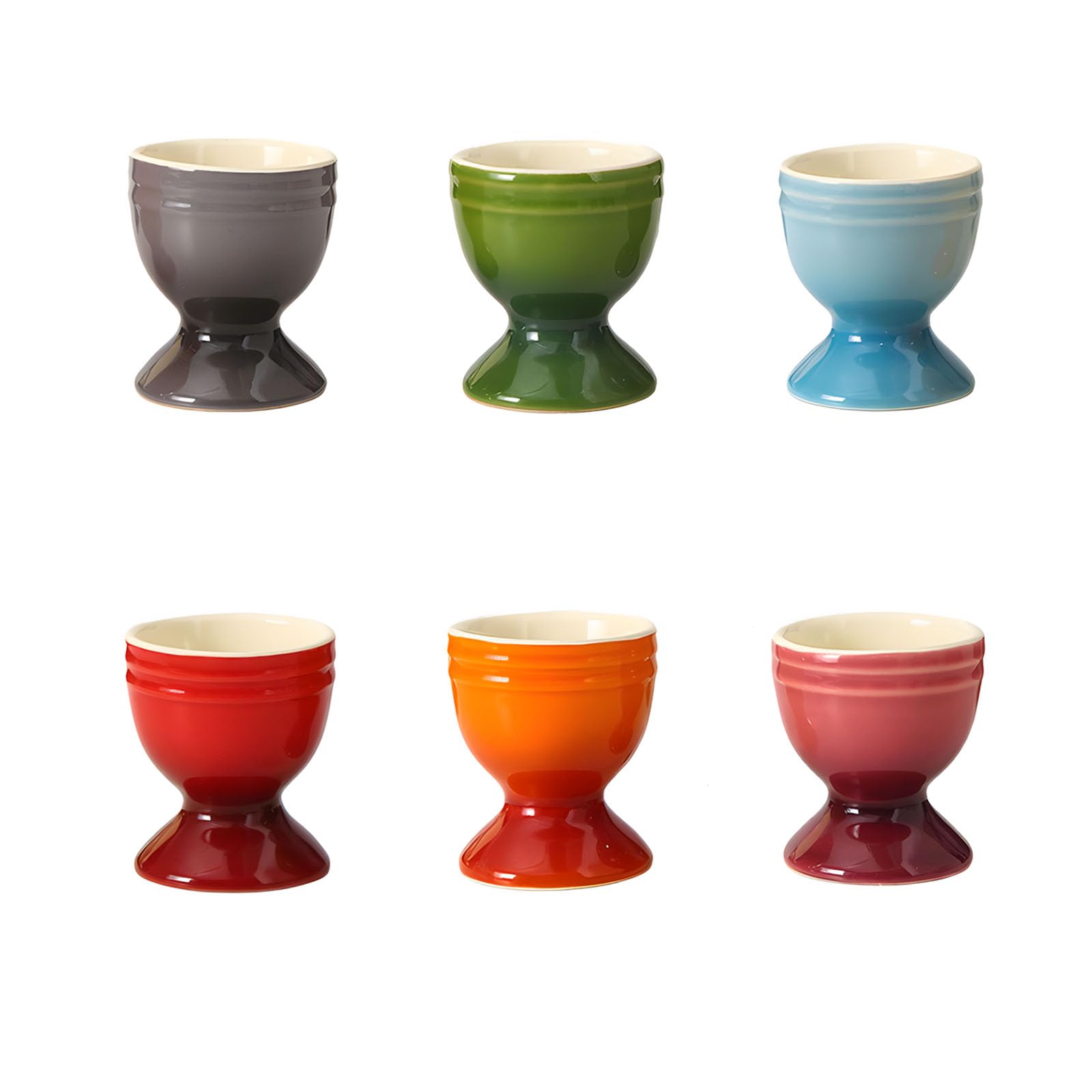 DSLKGWE Of 6 Elegant Ceramic Oocyte Trays Perfect for Daily Serving and Attractive Arrangement Party Brunch Serving Dishes