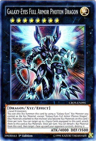 Yu-Gi-Oh! - Dragón fotónico de armadura completa con ojos de galaxia (CROS-EN095) - Almas cruzadas - 1 edición - Super Rare por Yu-Gi-Oh!