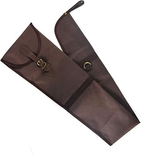 Miniatura 2 de GUGULUZA Funda de rifle duradera para escopeta con forro ligero, bolsa de almacenamiento marrón