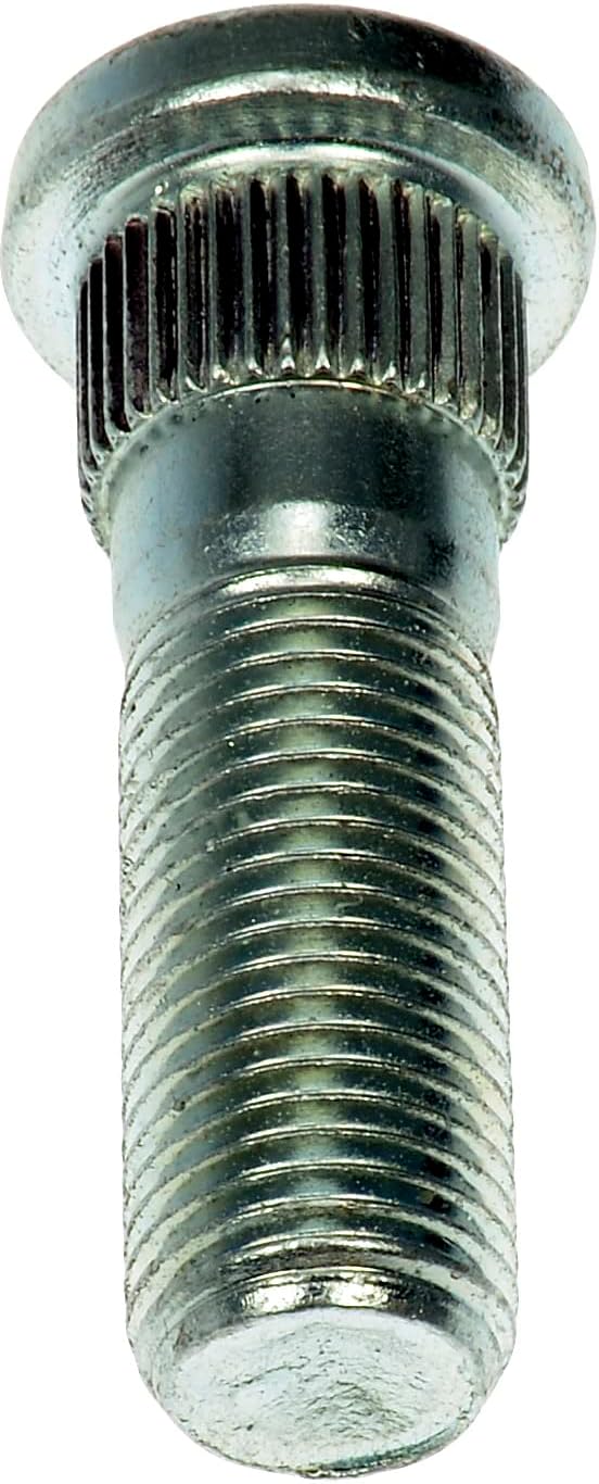 Dorman 610-646 Rear M12-1.25 Serrated Wheel Stud - 14.25 mm Knurl, 46.33 mm Length Compatible with Select Nissan Models, 10 Pack (Made in USA)