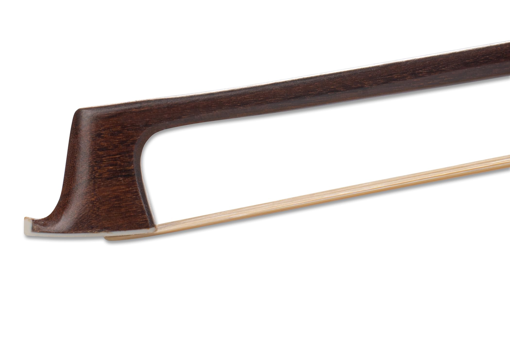 GEWA arco per violino 1/2 - Crine naturale - Arco per studenti - Bacchetta rotonda - Tallone in legno duro