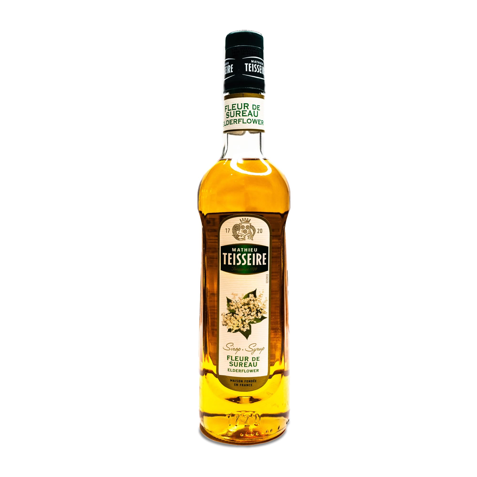Teisseire Mathieu Elderflower Syrup, 23.67 fl oz ℮ 700 ml