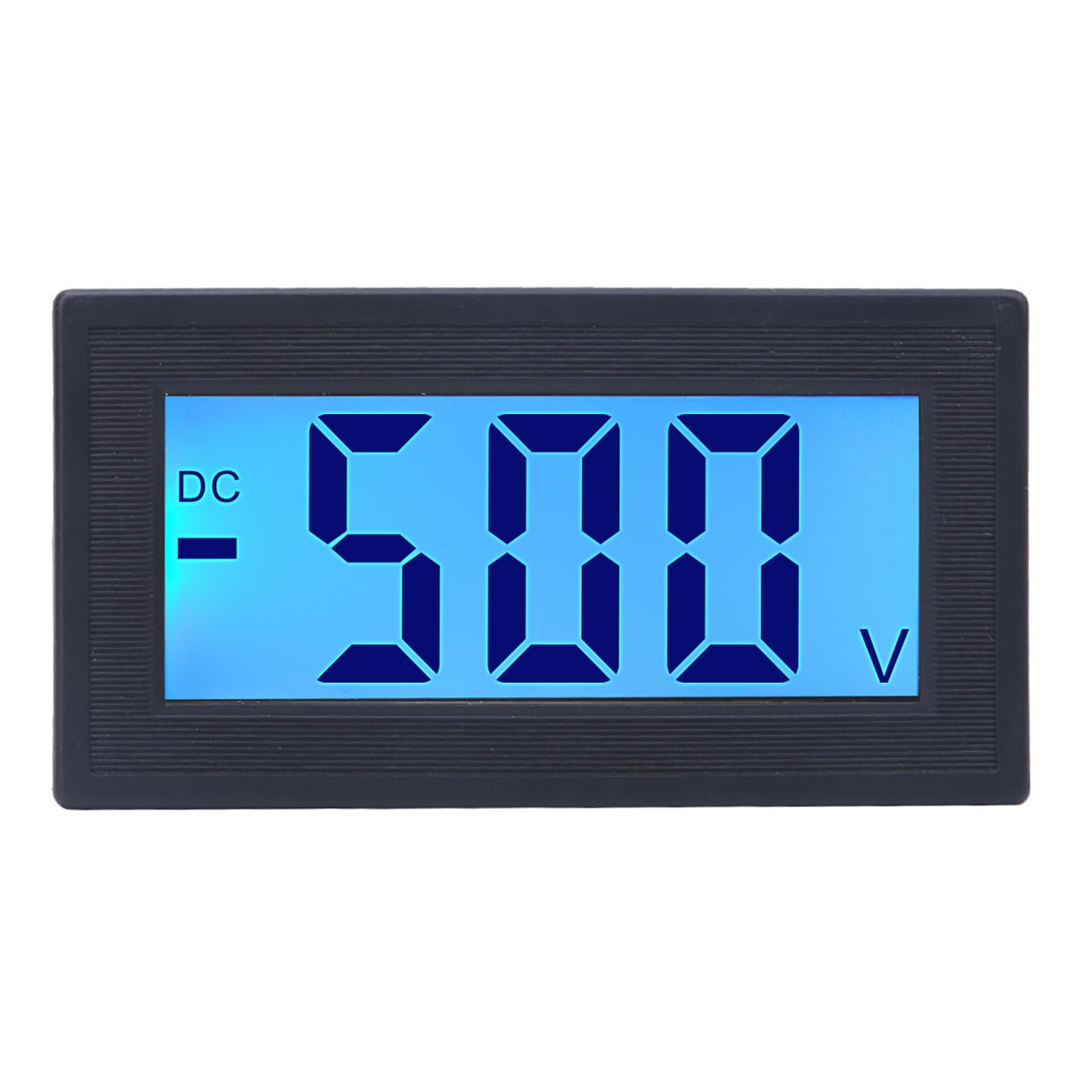 YB5135DB DC Voltmetro Digitale Display LCD Voltage Meter AC Alimentazione 0-500 V, Blu, DC0-500V, Digitale