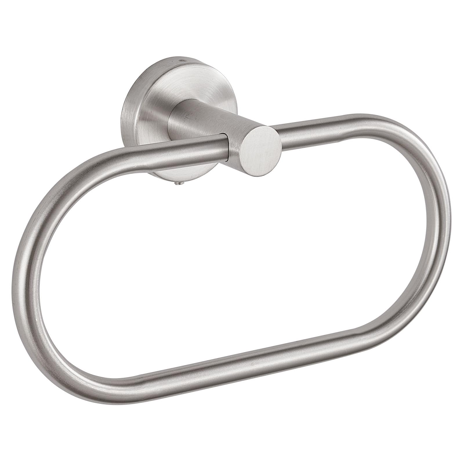 Toallero de Baño Perforado, Anillo de Toalla de Níquel Cepillado para Pared, Toallero de Acero Inoxidable de Estilo Moderno, Accesorios de Baño, Níquel Cepillado