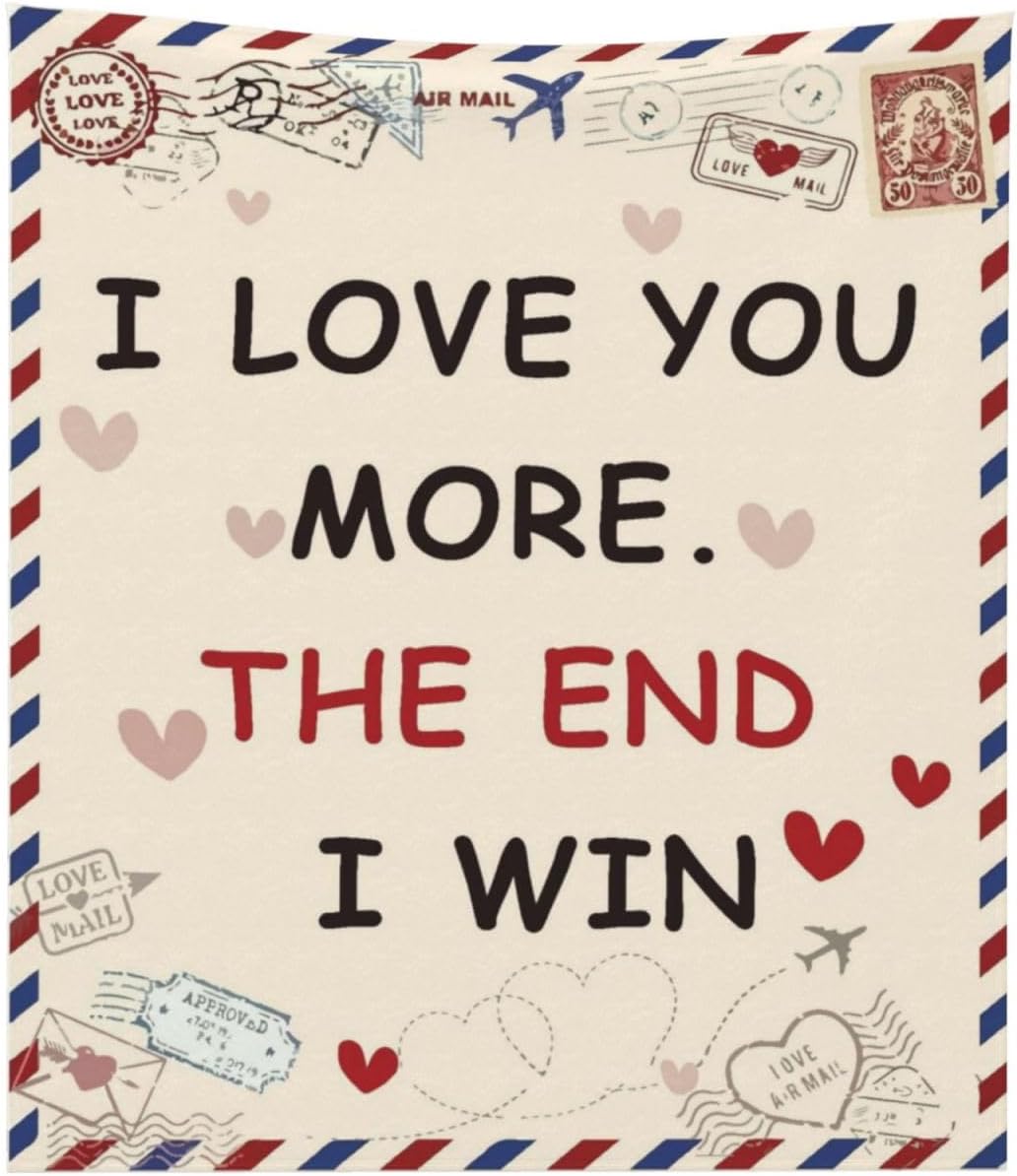 Anniversary Blanket Gift for Couples – Funny Romantic Throw for Husband Wife Boyfriend Girlfriend, Soft Flannel Fleece Blanket, Wedding Engagement Valentine’s Day Gift Idea