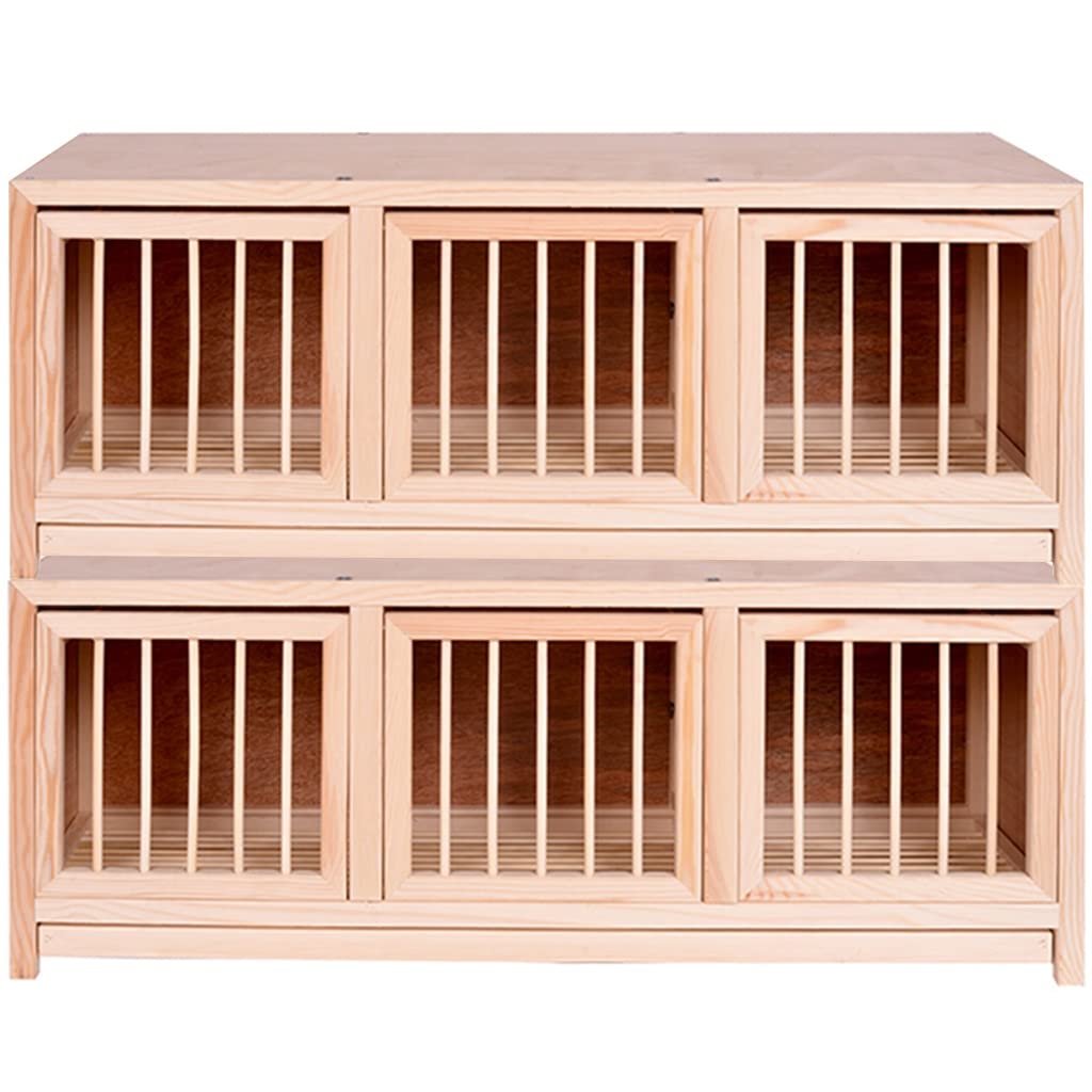 Jaula para pájaros, kit de palomas de madera maciza, jaula para palomas, cajón, aviario para pájaros, jaula para pájaros para mascotas de múltiples espacios, gallinero de emparejamiento de palomas me