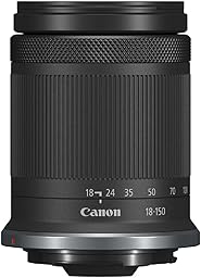 Canon RF-S Lens 18-150mm F3.5-6.3 IS STM - Zoom Camera Lens with 4.5-stop Optical Image Stabilizer for Travel & Wildlife Photography | Canon EOS R System Compatible Camera Lens