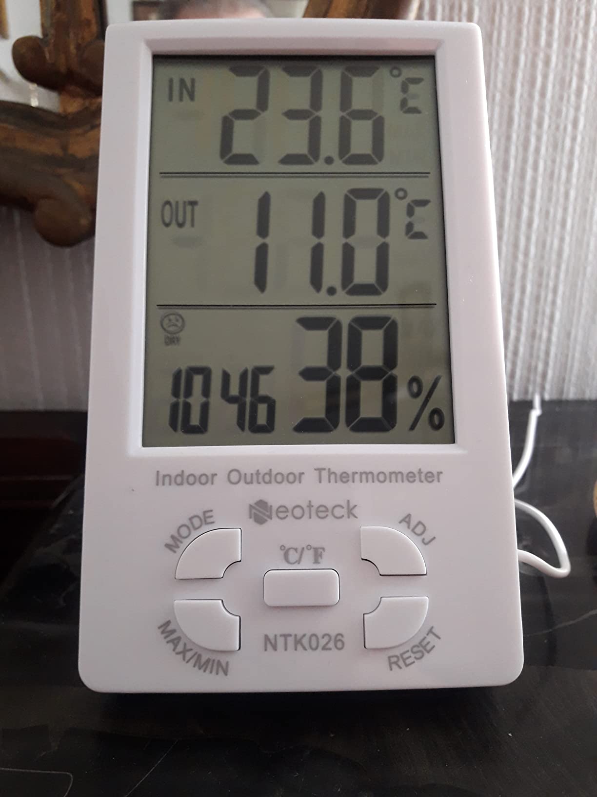 Medidor De Temperatura Y Humedad Con LCD Digital Para Para Casa Oficina Talleres Escuelas Kusrkot Medidor De Termometro Dc105 - Foto 5