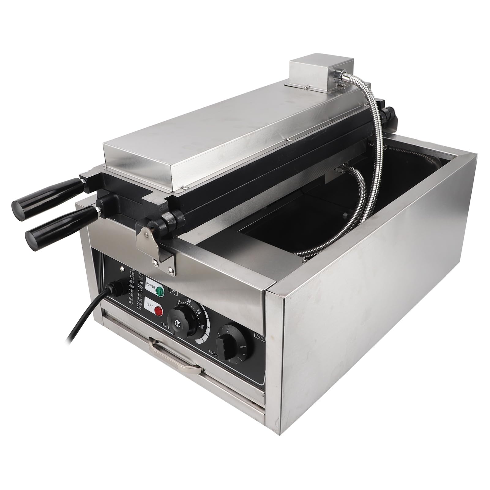 Elektryczna Gofrownica, Dwustronna, Odwracana, Komercyjna Gofrownica z Uchwytami do Restauracji (Wtyczka UE 220 V)
