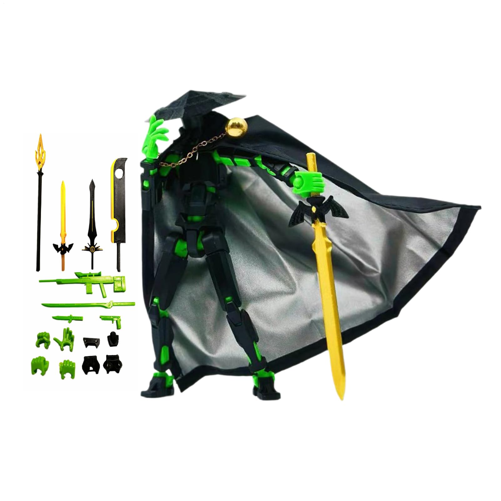 Action Figure Set - 110g-Action Figures, 3d Printed Action Figure | Multi-Jointed Movable Toy for Large-Scale Rotation and Bending to Pose Them in Various Positions