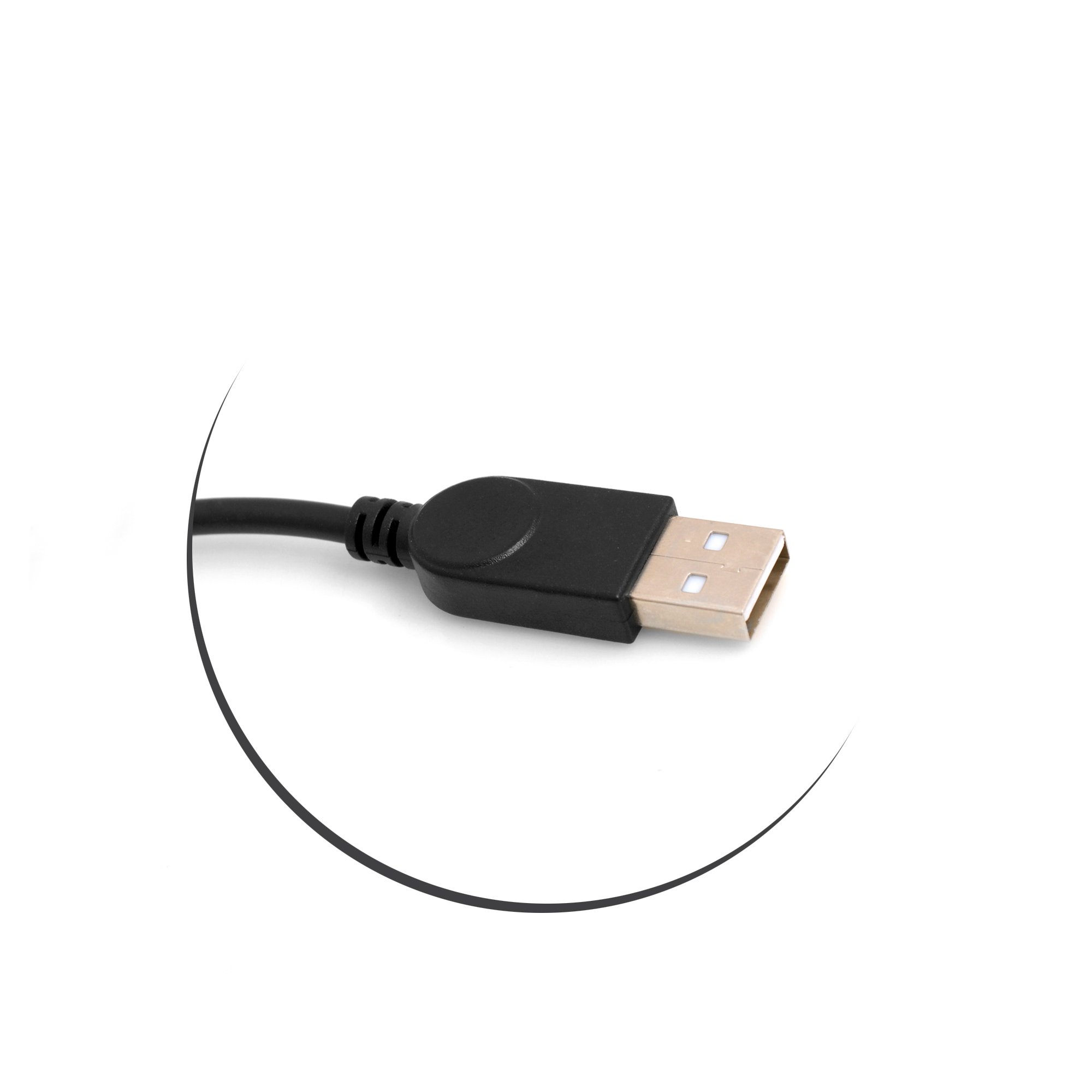 SYSTEM-S USB 3.1 Tipo C 90° connettore angolare a USB 2.0 A Cavo 50 cm