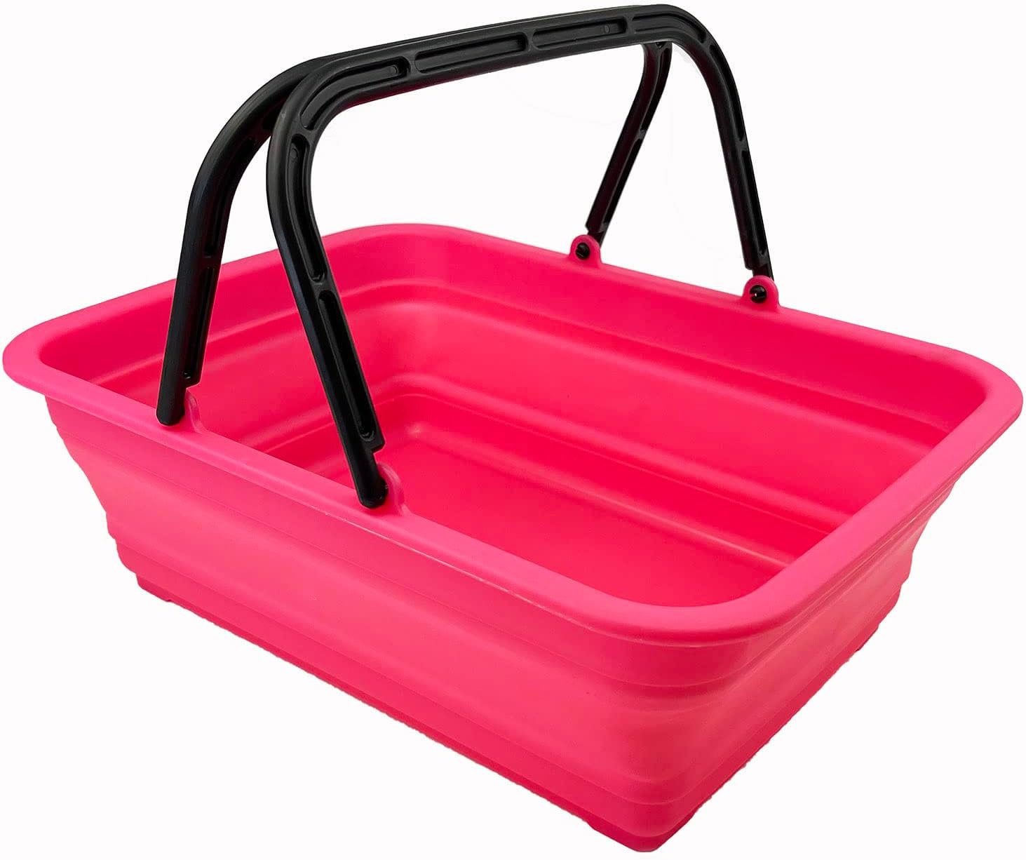 SAMMART Collapsible Basket with Handle 8L (2.1 Gallon