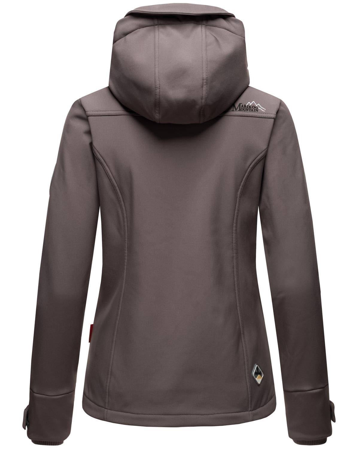 MARIKOO Veste softshell pour femme - Veste d'hiver imperméable - B864
