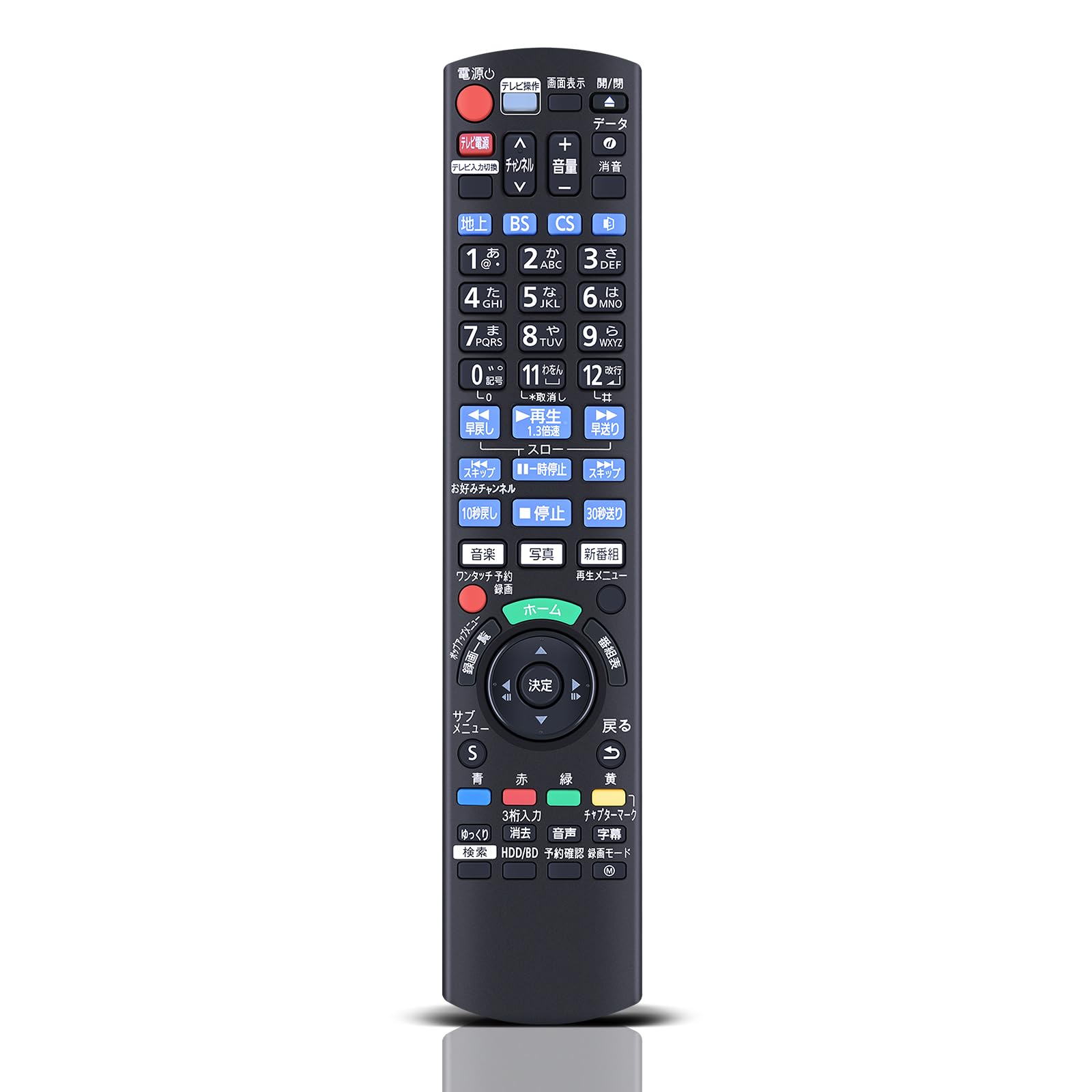 ブルーレイリモコン N2QAYB001171 for Panasonic パナソニックリモコン パナソニックブルーレイレコーダーリモコン panasonic bdir6 リモコン DIGAリモコン DMR-BRW1050 DMR-BRW550 DMR-BW1050 DMR-BW550 DMR-BRT530対応