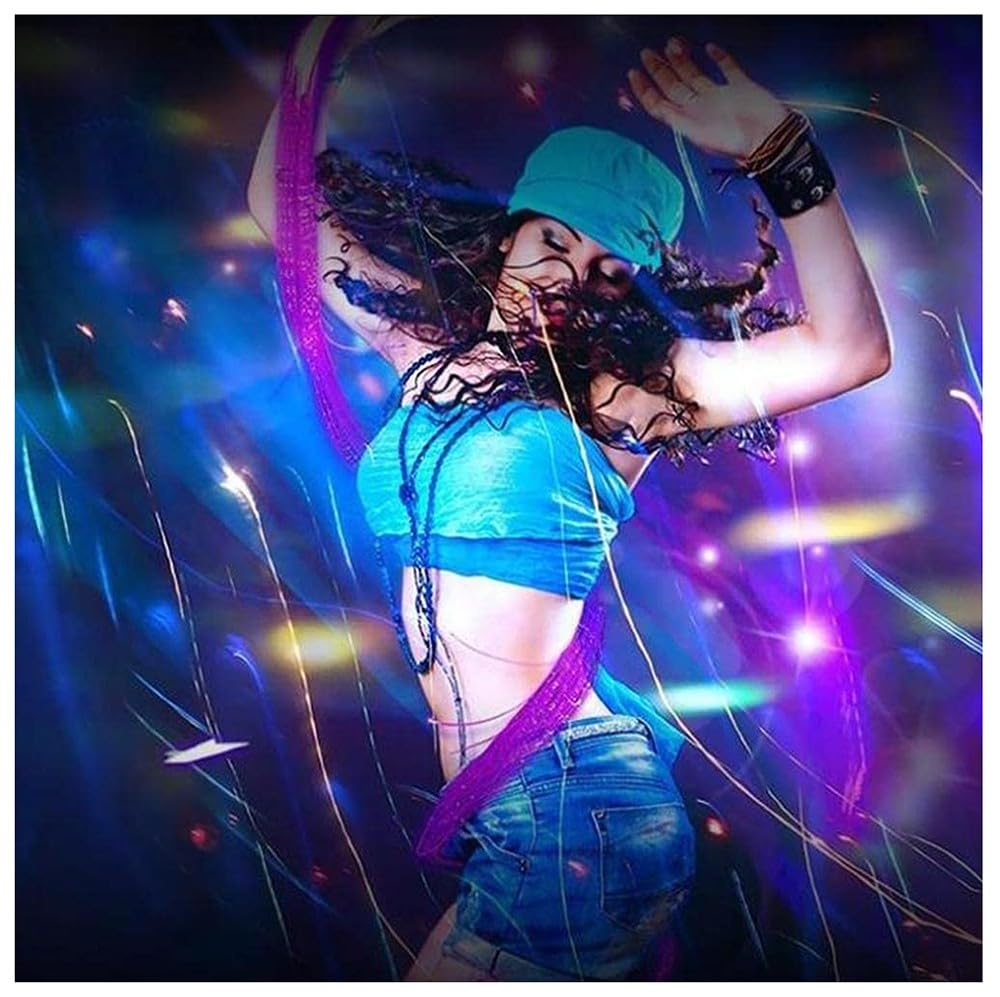 Frusta a Fibra Ottica a LED, Frusta da Ballo, Luce Super Luminosa 36 Modalità Girevole 360 ° per Danza, Feste, Spettacoli Di Luce, Festival Musicali EDM