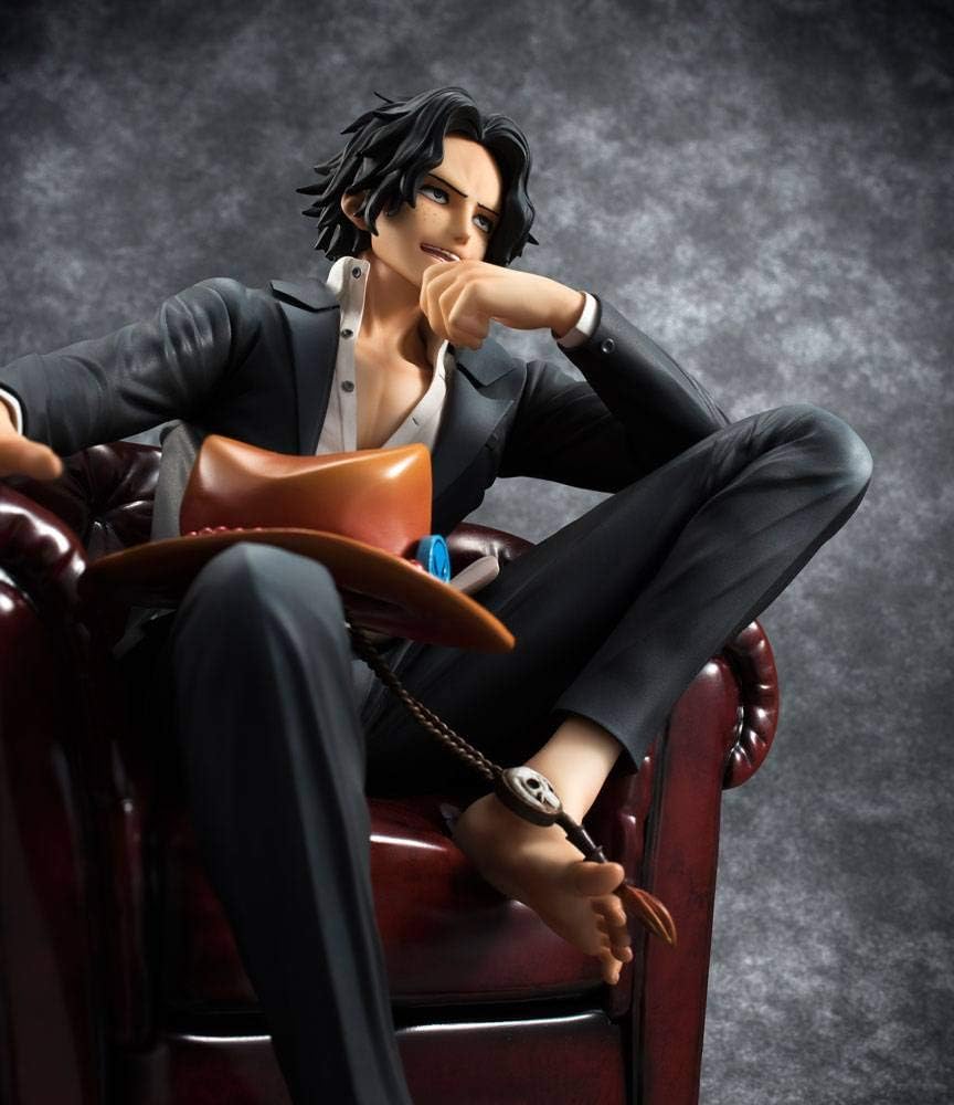 Megahouse Onepiece Portrait of Pirates S.O.C. Portgas D Ace Scale PVC Figure