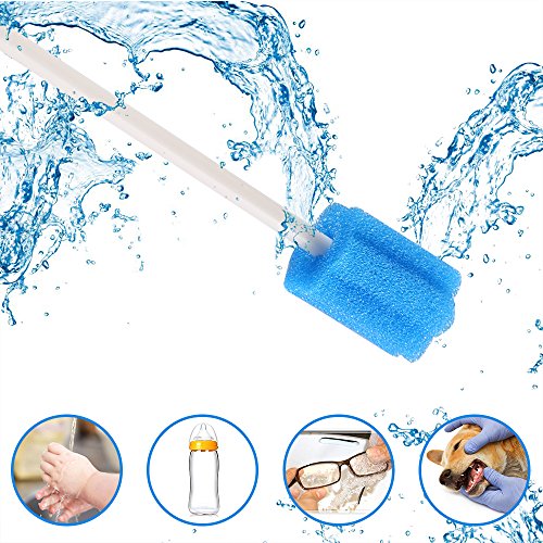 Wellgler's Disposable Oral Swabs, Sterile Sponge Mouth Swabs (250pcs, Blue) - Thumbnail 5