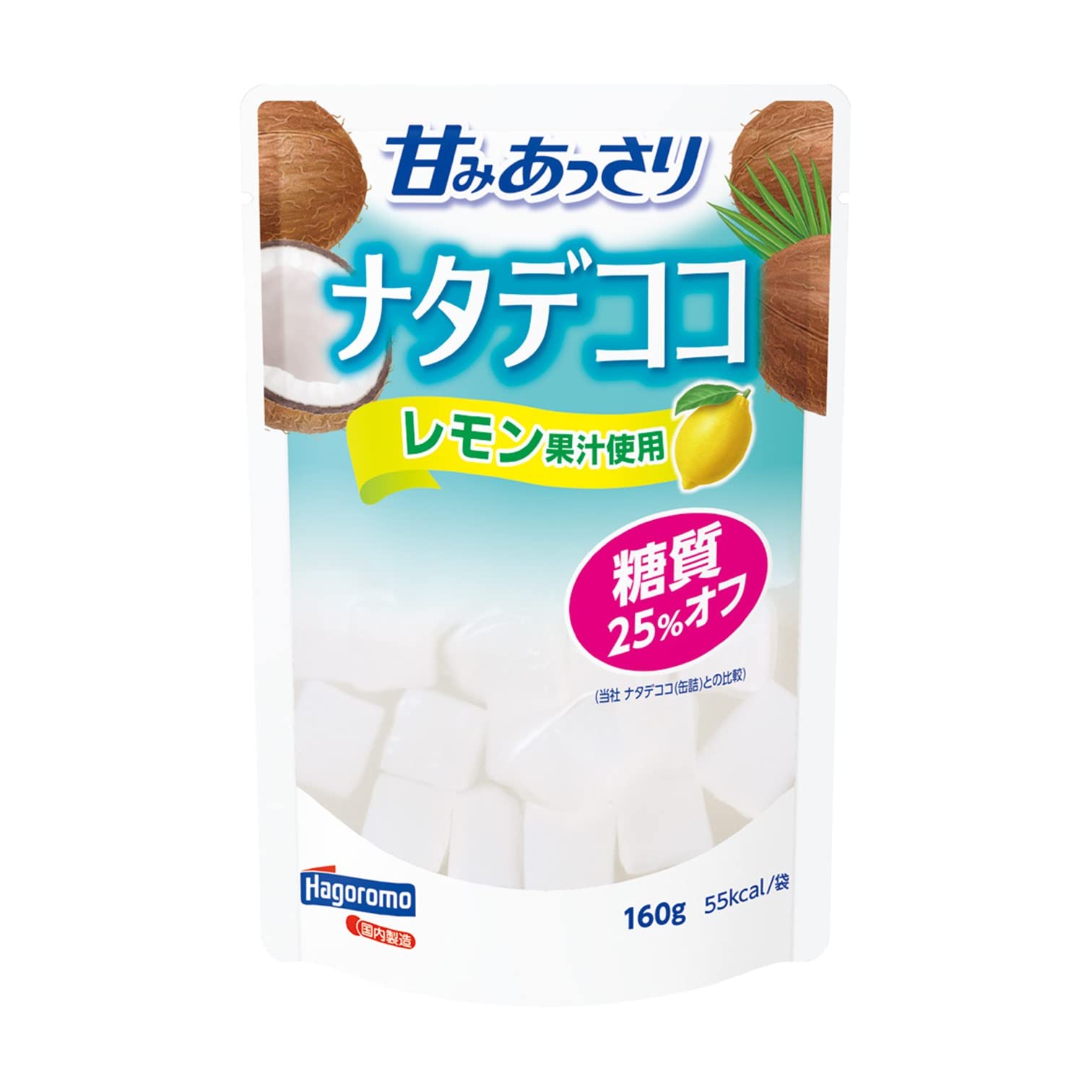 ナタデココア Amazon.co.jp: はごろも 甘みあっさり ナタデココ(パウチ) 160g (4300