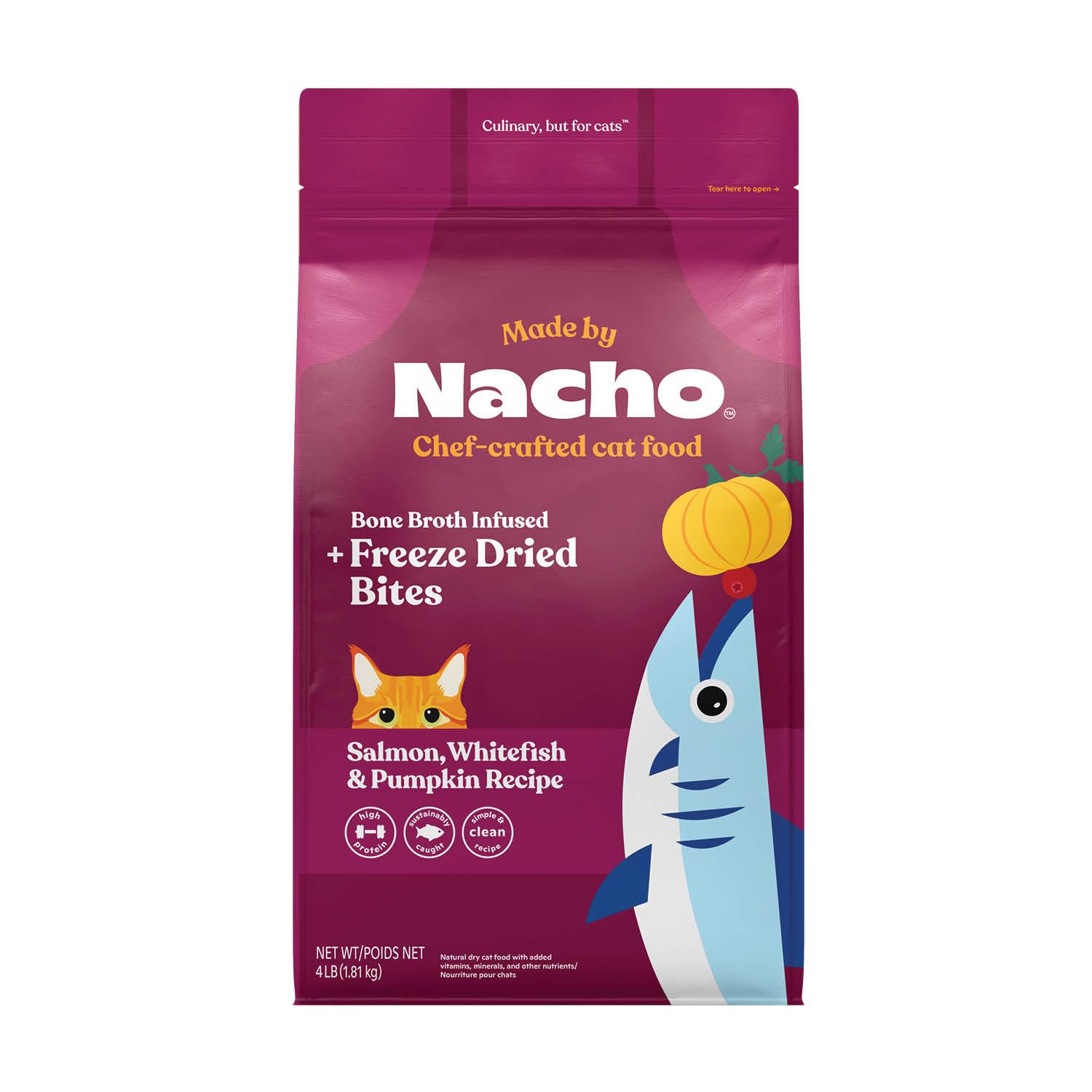 Made by Nacho Dry Cat Kibble