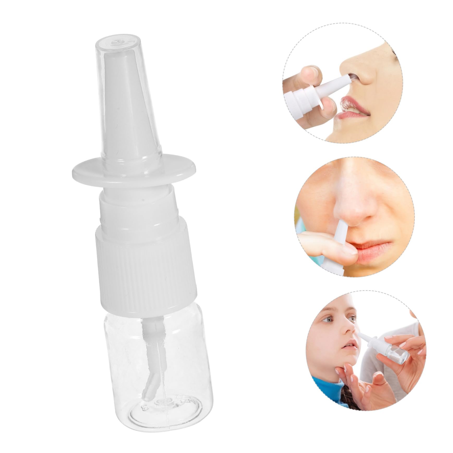 10 Sätze Nasensprayflasche Dicke Pet Sprühflasche Transparent Tragbar Für Reisen Und Outdoor Aktivitäten Aus Langlebigem Kunststoff Auslaufsicher Und Kompakt 20 Stück * 10