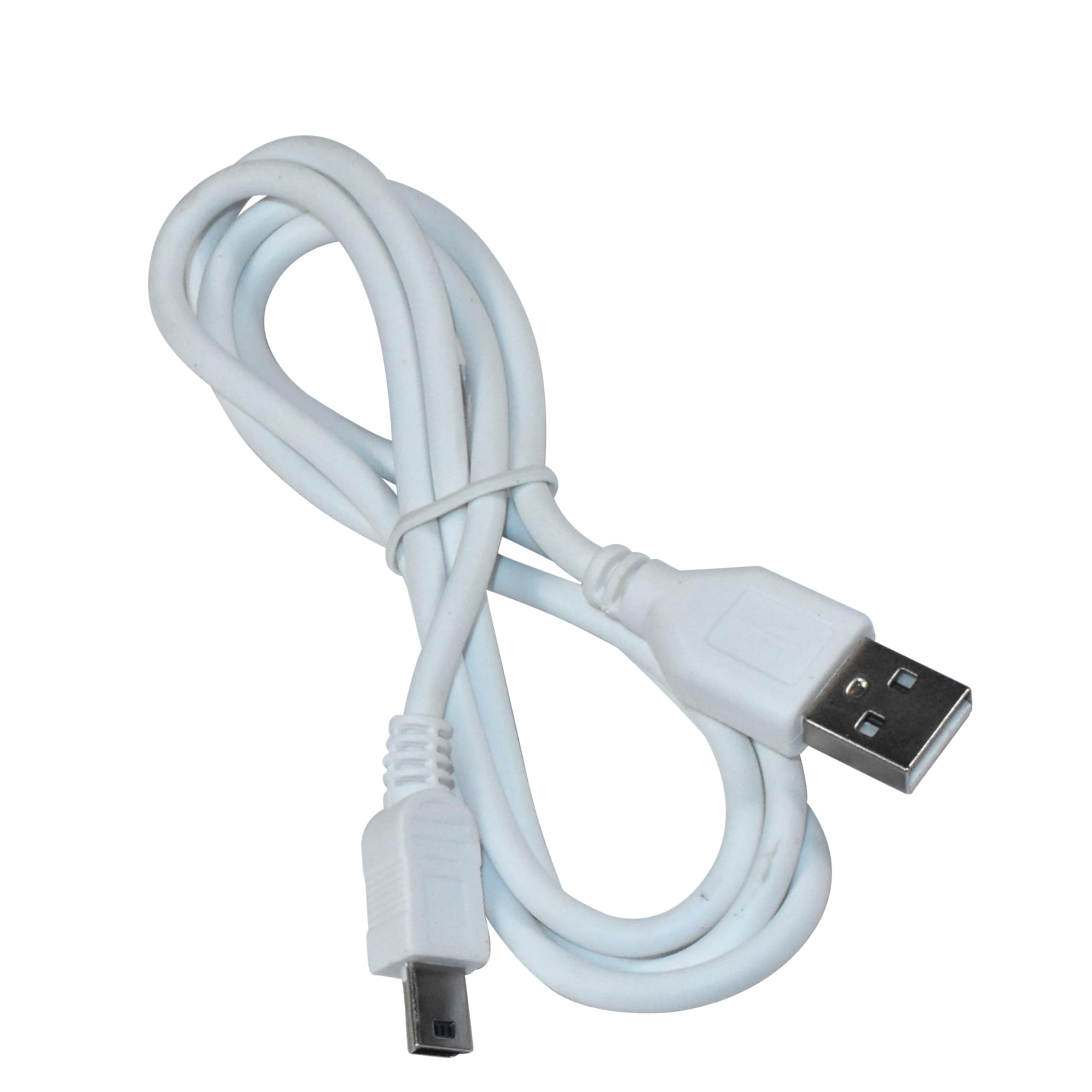 Amazon.com: HQRP USB to Mini USB Cable (White) Compatible with