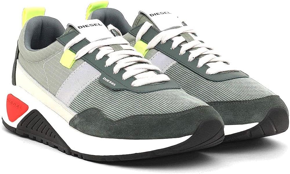 Diesel Men's Fashion Sneaker 10 Lily Pad/Dark Forest