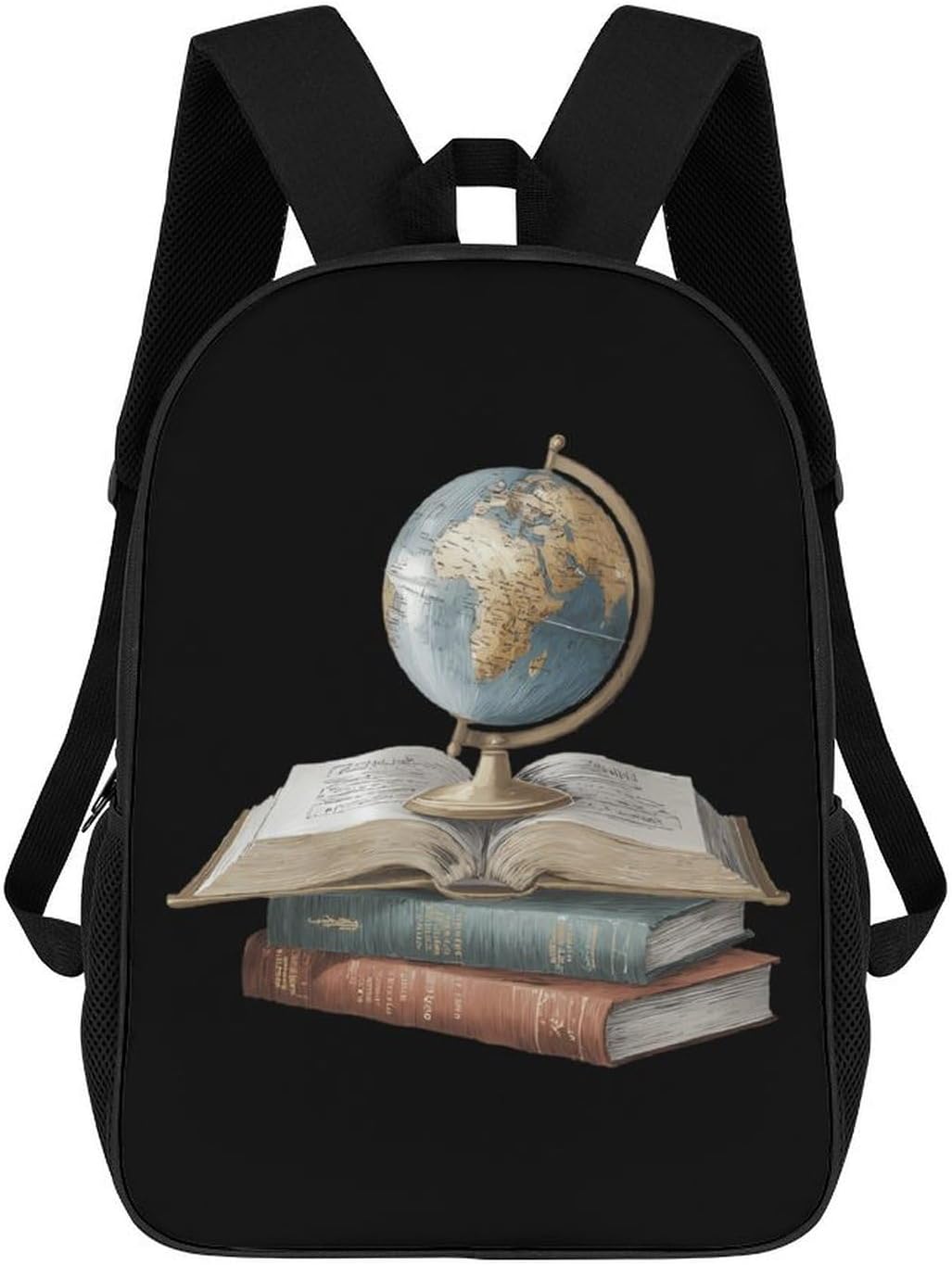 Vintage Books Travel Backpack 17 Inch Casual Daypack Bag with Adjustable Shoulder Straps